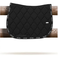 Produktbild von GEM Love Springschabracke für Pferde in Schwarz mit 3D-Mesh
