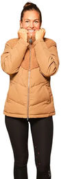 Produktbild von GEM Namaste Damen Daunenjacke Winter Braun Beige XL