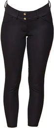 Produktbild von GEM Reithose Mid Grip Damen in Schwarz oder Blau Größe 40