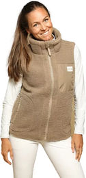 Produktbild von GEM Reitjacke Fleece Damen Winter Braun Schwarz Beige S/M