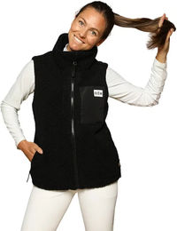 Produktbild von GEM Reitjacke Fleece Damen Winter Braun Schwarz M/L