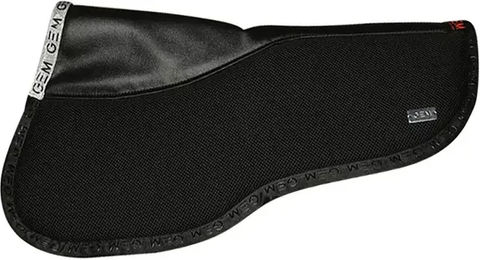 Produktbild von GEM Sattelpad Oscar mit Memory Foam in Schwarz Silber oder Koralle