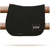 Produktbild von GEM Touc Touc Obstacle Satteldecke für Ponys aus 3D-Mesh in Schwarz