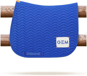 Produktbild von GEM Touc Touc Obstacle Satteldecke für Ponys mit 3D-Mesh in Blau