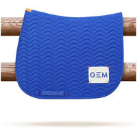 Produktbild von GEM Touc Touc Obstacle Satteldecke für Ponys mit 3D-Mesh in Blau