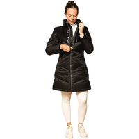 Produktbild von GEM Tower Damen Daunenjacke Fleece Winterjacke Schwarz Größe L