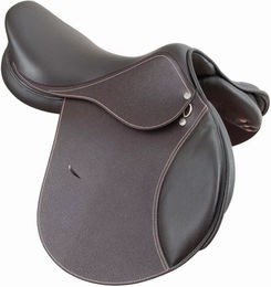 Produktbild von Gemischter Leder-Reitsattel T de T Barry in Braun