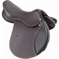 Produktbild von Gemischter Leder-Reitsattel T de T Barry in Braun