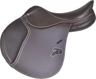 Produktbild von Gemischter Ledersattel für Pferde Privilège Equitation Lyon Braun