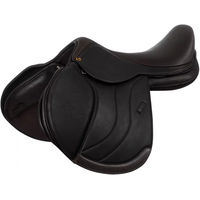 Produktbild von Gemischter Sattel für Pferde Supreme San Francisco aus Leder in Braun und Schwarz