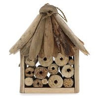 Produktbild von Generic Insektenhotel aus Holz für Bienen, Insekten und Schmetterlinge in Braun