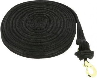 Gepolsterte Longe für Pferde von Norton in Schwarz - 8 m – Bild 1 von 2