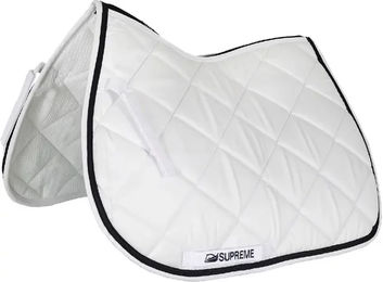 Gepolsterte Sattelunterlage Supreme für Ponys aus Nylon in Weiß – Bild 1 von 1