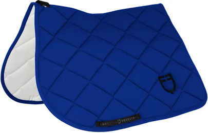 Produktbild von Gepolsterter Springsattelpad Equestro GP Blau Full
