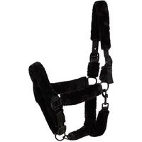 Produktbild von Gepolstertes Fleece-Halfter HorseGuard Clint für Ponys in Schwarz