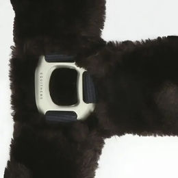 Produktbild von Gepolstertes Halfter Equithème Teddy in Blau aus Kunststoff