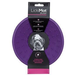 Gesto LickiMat Splash Schleckmatte aus Naturkautschuk für Hunde Lila 20 cm - 1 Stk. – Bild 1 von 4