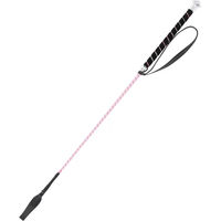 Produktbild von Gestreifte Equipage-Peitsche in Bunt und Rosa