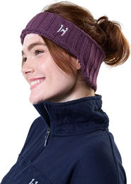 Gestricktes Stirnband Horseware Swift für Damen in Lila für den Winter – Bild 1 von 1