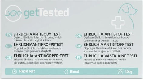 Produktbild von GetTested Ehrlichia-Antikörper-Test für Hunde