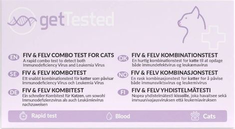 Produktbild von GetTested FIV & FeLV Kombitest für Katzen