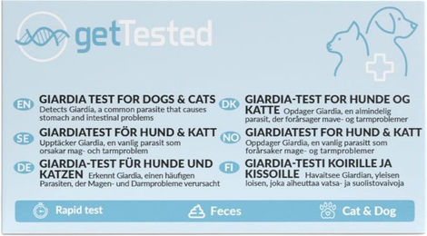 Produktbild von GetTested Giardia-Test für Hunde und Katzen