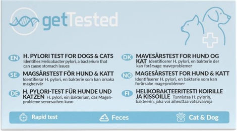Produktbild von GetTested H. pylori-Test für Hunde und Katzen