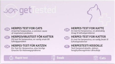 Produktbild von GetTested Herpes-Test für Katzen
