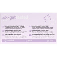 Produktbild von GetTested Immundefizienz-Test für Katzen - FIV Antikörper-Schnelltest-Kit