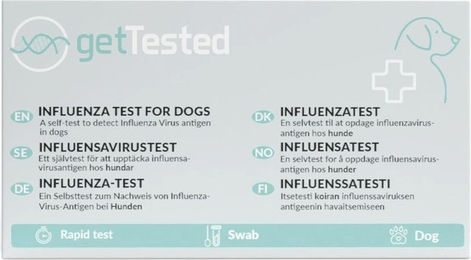 Produktbild von GetTested Influenza-Test für Hunde Caninen Influenzavirus CIV Rapid-Test