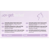Produktbild von GetTested Mycoplasma-Test für Katzen zur Untersuchung der Atemwege