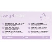 Produktbild von GetTested Nierentest für Katzen zur Messung des Proteinverlusts im Urin