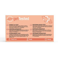 Produktbild von GetTested Pferdegrippe-Test für Pferde