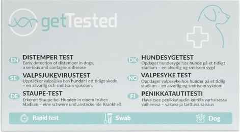 Produktbild von GetTested Staupe-Test für Hunde aller Altersstufen