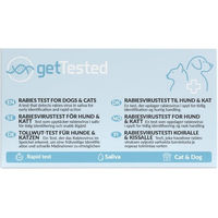 Produktbild von GetTested Tollwut-Test für Hunde und Katzen