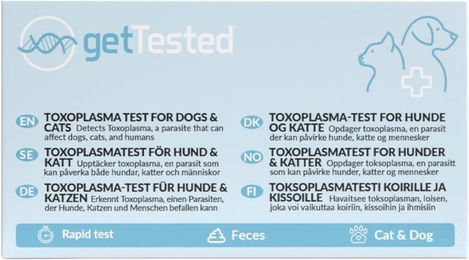Produktbild von GetTested Toxoplasma-Test für Hunde und Katzen
