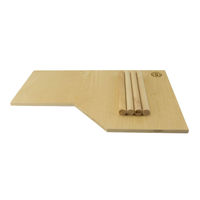 Produktbild von Getzoo Ecketage aus Holz für Kleintiere 49x30x21cm Rechtsausführung