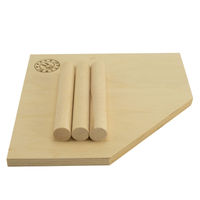 Produktbild von Getzoo Ecketage Häuschen aus Holz Natur 22x22x14cm