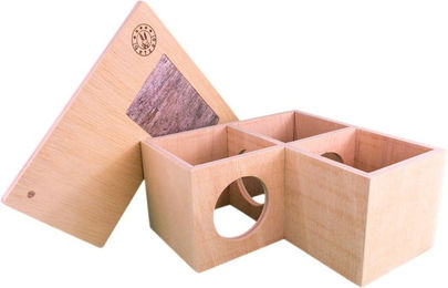 Getzoo Eckhaus Murmel Nagerhaus mit Schieferdach für Hamster und Rennmäuse – Bild 1 von 4