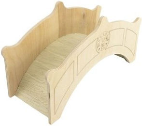 Getzoo Hamster Brücke und Leiter aus Naturholz 25x10cm – Bild 1 von 1