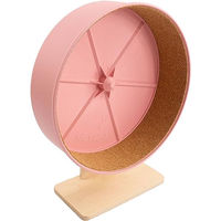 Produktbild von Getzoo Hamsterlaufrad aus Kunststoff in Rosa mit Ø 27 cm