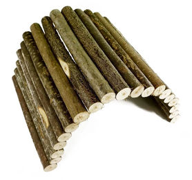 Getzoo Haselnussbrücke S Knabberspielzeug aus Holz für Nager – Bild 1 von 4