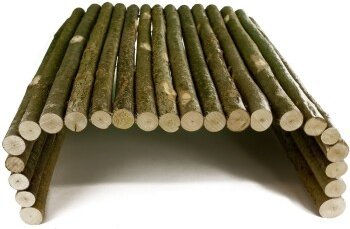 Produktbild von Getzoo Haselnussbrücke XXXL aus Holz für Nager