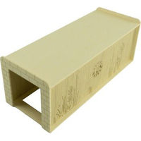 Produktbild von Getzoo Holztunnel Spielzeug für Hamster und Mäuse 30 cm beige
