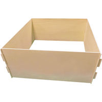 Produktbild von Getzoo Kleintier Auslauf L aus Holz in Natur Beige 113x110 cm ohne Fenster