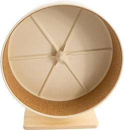 Getzoo Laufrad für Zwerghamster und Mäuse aus Kunststoff in Beige mit Ø 27 cm – Bild 1 von 4