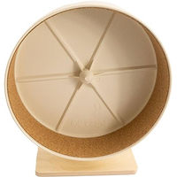 Produktbild von Getzoo Laufrad für Zwerghamster und Mäuse aus Kunststoff in Beige mit Ø 27 cm