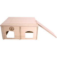 Produktbild von Getzoo Nagerapartment aus Holz als Nest und Häuschen für Hamster und Mäuse