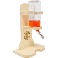 Produktbild von Getzoo Nagertränke aus Holz mit Classic Trinkflasche 75 ml für Hamster und Mäuse - 75 ml