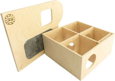 Getzoo Nido Wohnhaus für Hamster mit Schieferdach 25x25 cm – Bild 1 von 13